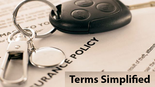 Car insurance terms